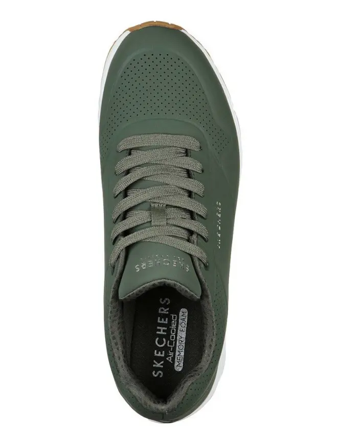 Skechers Męskie Sneakersy Uno Stand On Air 52458OLV Olive | Sklep Monotox