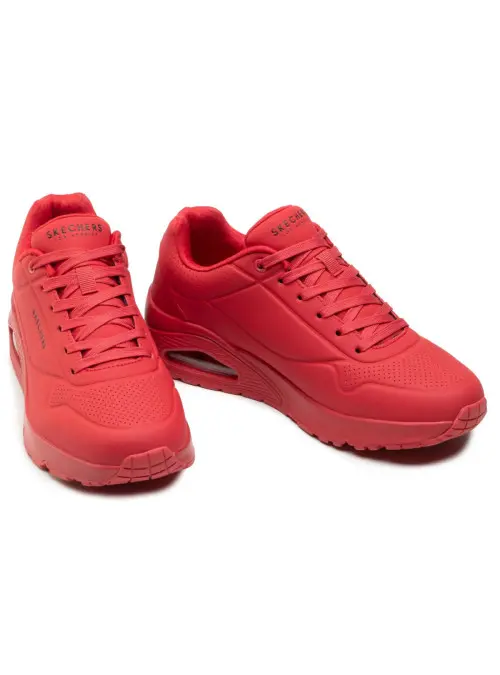 Skechers Męskie Sneakersy Uno Stand On Air 52458RED Czerwony | Sklep Monotox