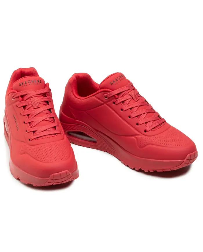 Skechers Męskie Sneakersy Uno Stand On Air 52458RED Czerwony | Sklep Monotox