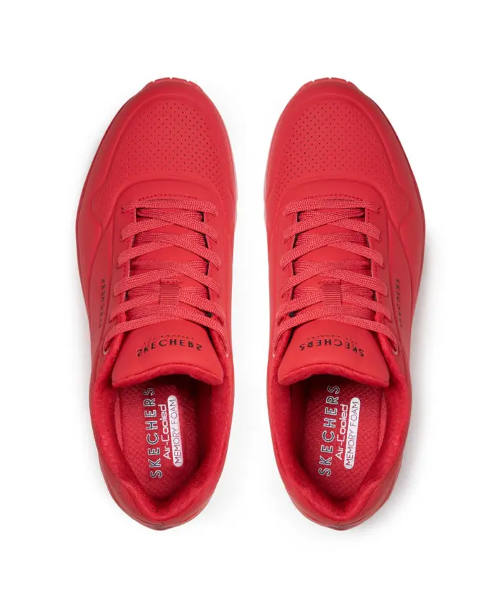 Skechers Męskie Sneakersy Uno Stand On Air 52458RED Czerwony | Sklep Monotox