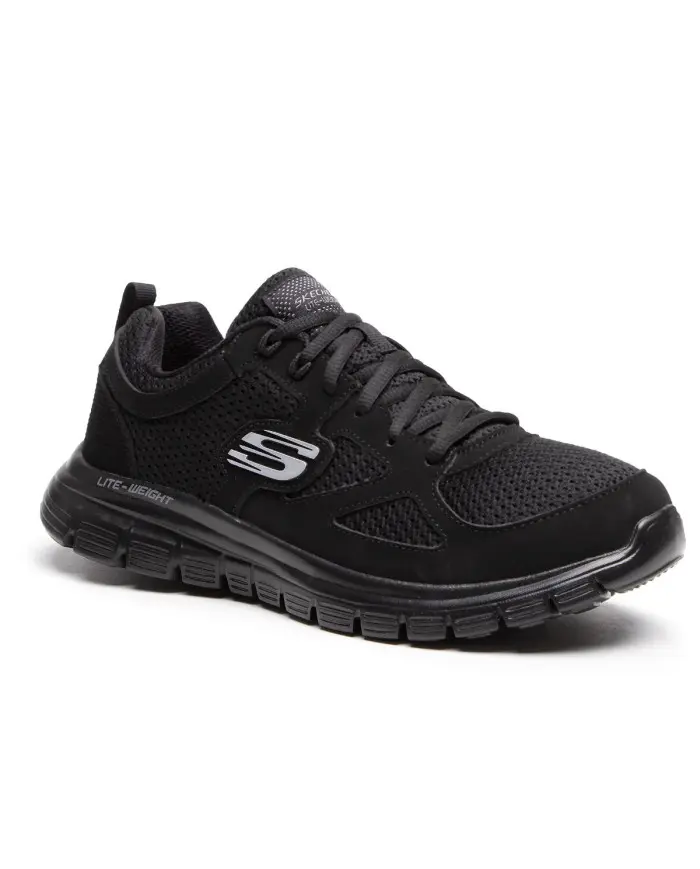 Skechers Męskie Sneakersy Burns Agoura 52635BBK Czarny | Sklep Monotox