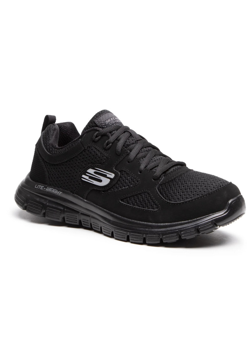 Skechers Męskie Sneakersy Burns Agoura 52635BBK Czarny | Sklep Monotox