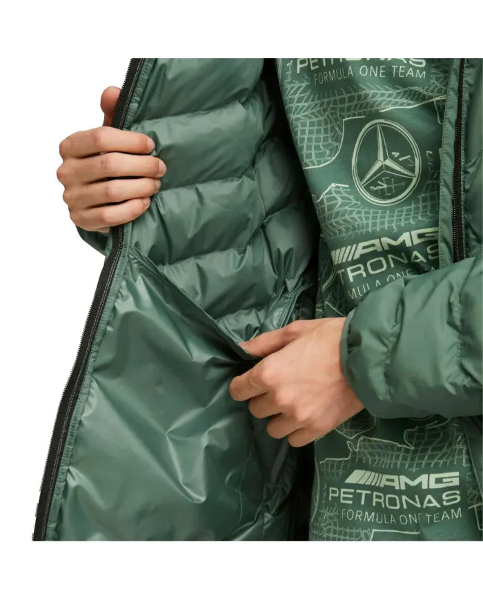 Puma Męska Kurtka Mapf1 Mt7 Ecolite Down Jkt 53489904 Zielony | Sklep Monotox