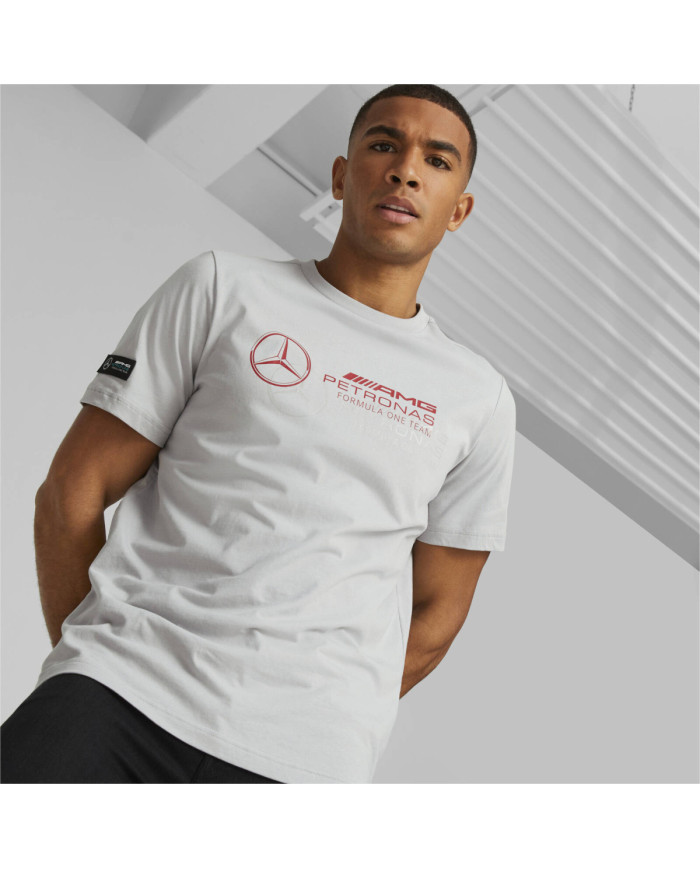 Puma Męski T-shirt Koszulka Mapf1 Logo Tee Merced 53848202 Szary | Sklep Monotox
