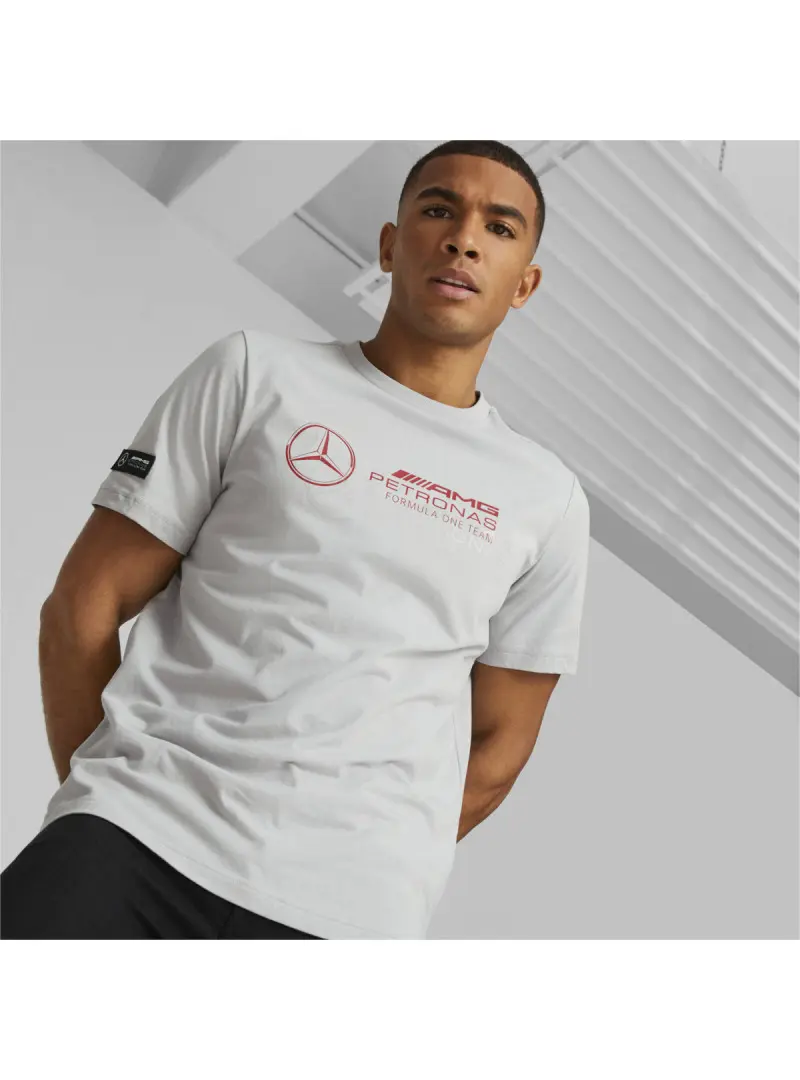 Puma Męski T-shirt Koszulka Mapf1 Logo Tee Merced 53848202 Szary | Sklep Monotox