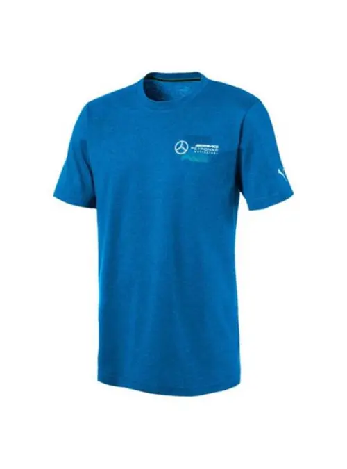 Puma Męski T-shirt Mapm Logo Tee 57780704 Niebieski | Sklep Monotox