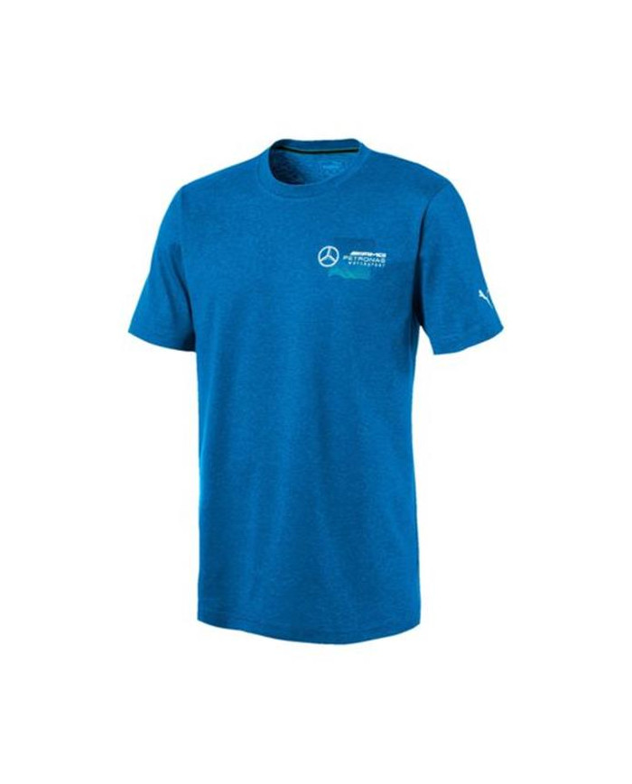 Puma Męski T-shirt Mapm Logo Tee 57780704 Niebieski | Sklep Monotox