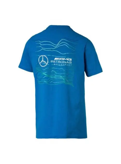 Puma Męski T-shirt Mapm Logo Tee 57780704 Niebieski | Sklep Monotox