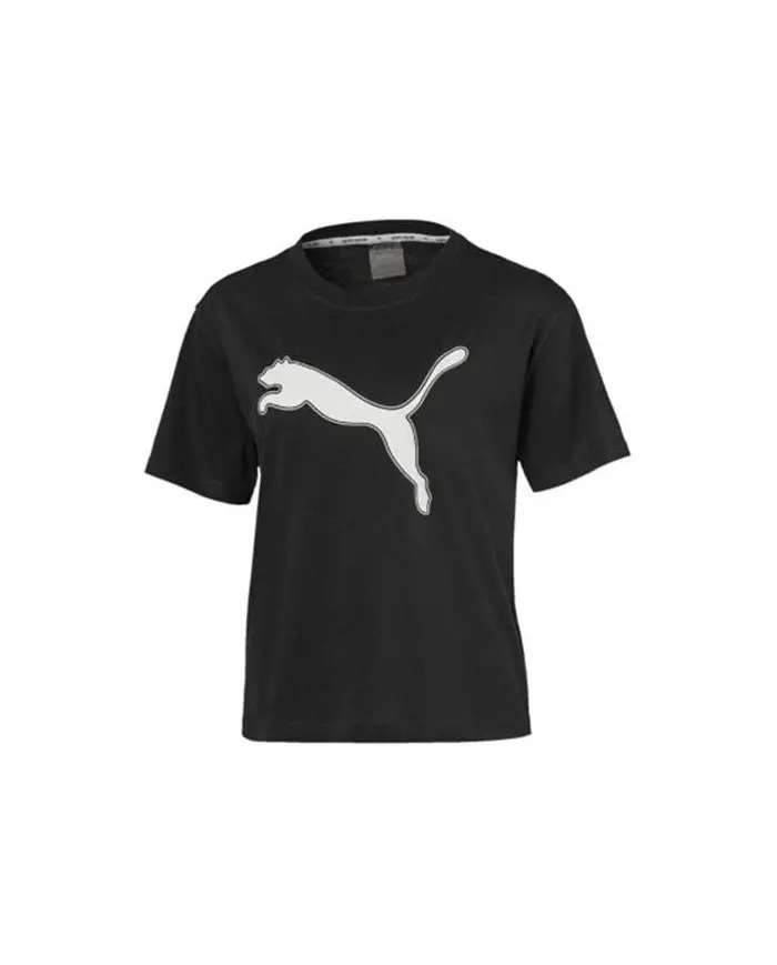 Puma Damski T-shirt Modern Sports Logo Tee 58122901 Czarny | Sklep Monotox