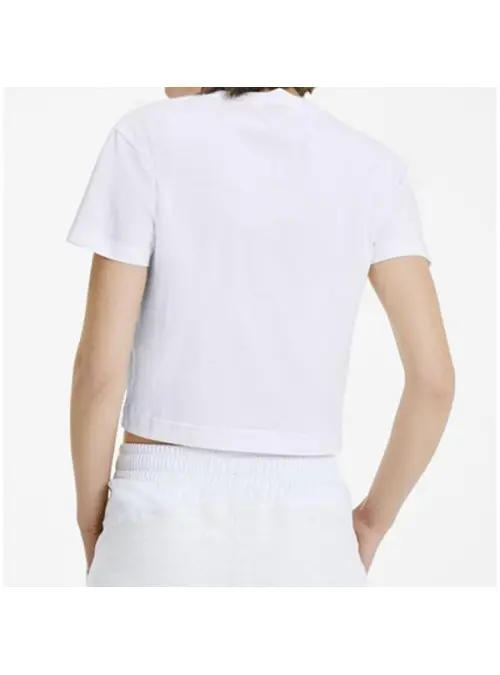 Puma Damski T-shirt Nu-tility Fitted Tee 58137702 Biały | Sklep Monotox