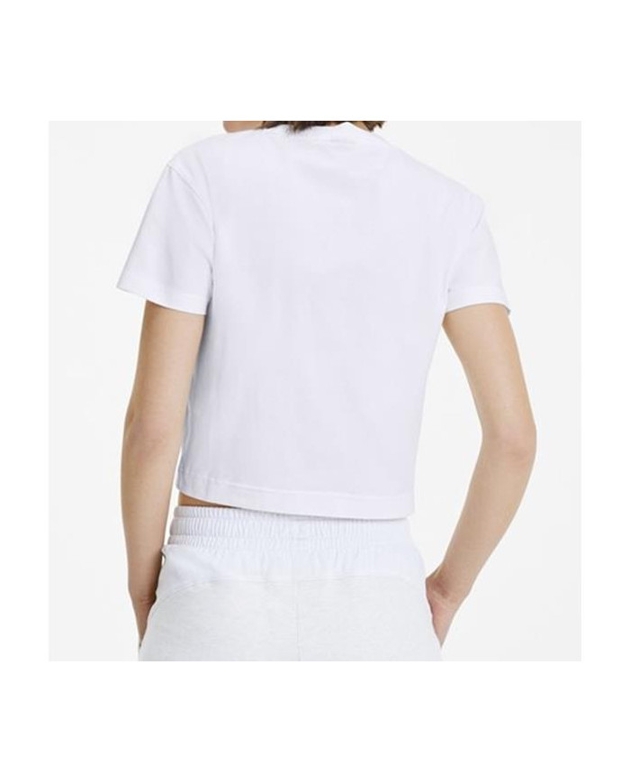 Puma Damski T-shirt Nu-tility Fitted Tee 58137702 Biały | Sklep Monotox