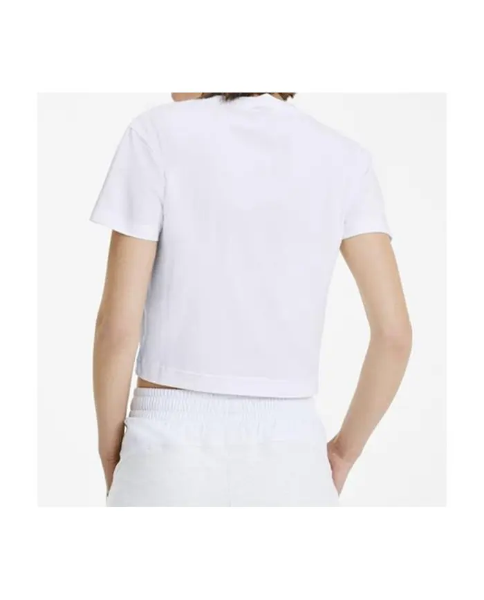 Puma Damski T-shirt Nu-tility Fitted Tee 58137702 Biały | Sklep Monotox