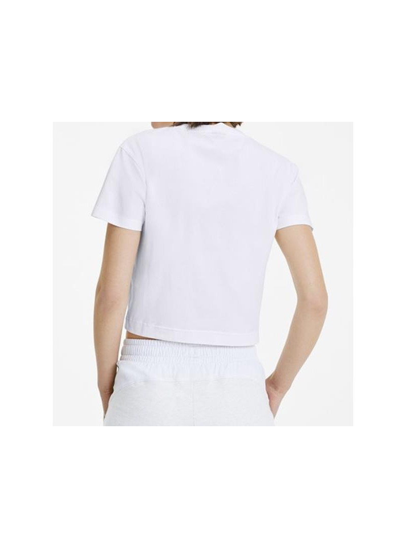 Puma Damski T-shirt Nu-tility Fitted Tee 58137702 Biały | Sklep Monotox