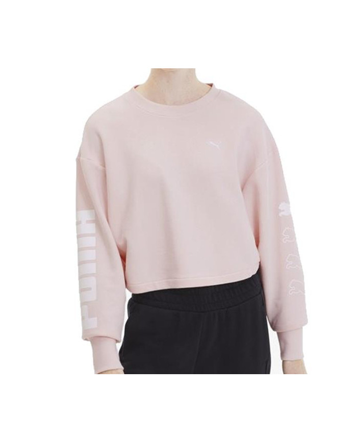 Puma Damska Bluza Rebel Crew Sweat Tr 58175517 Różowy | Sklep Monotox