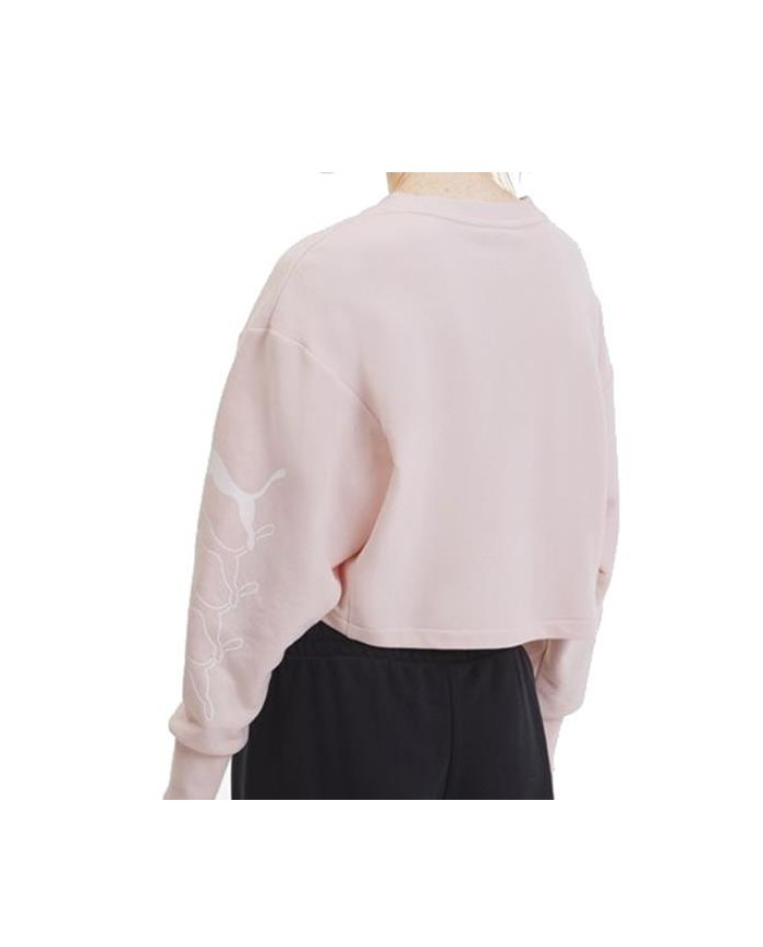 Puma Damska Bluza Rebel Crew Sweat Tr 58175517 Różowy | Sklep Monotox
