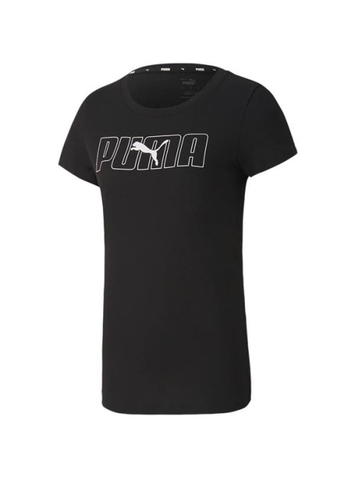 Puma Damski T-shirt Rebel Graphic Tee 58355701 Czarny | Sklep Monotox