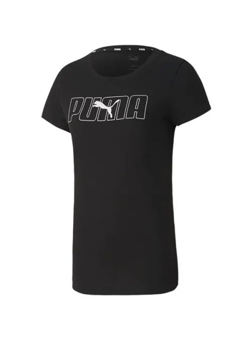 Puma Damski T-shirt Rebel Graphic Tee 58355701 Czarny | Sklep Monotox