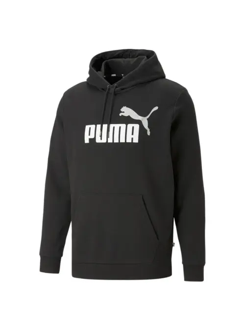 Puma Męska Bluza Ess+ Col Big Logo Hoodie 58676561 Czarny | Sklep Monotox