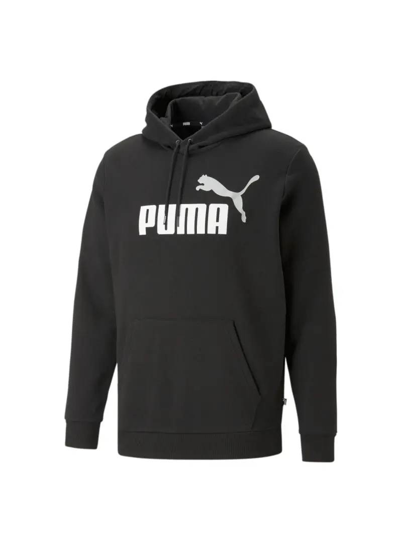 Puma Męska Bluza Ess+ Col Big Logo Hoodie 58676561 Czarny | Sklep Monotox