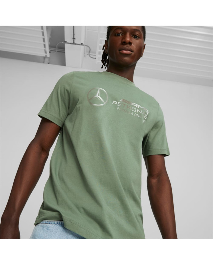 Puma Męski T-shirt Koszulka Mapf1 Logo Tee Eucaly 62115707 Zielony | Sklep Monotox