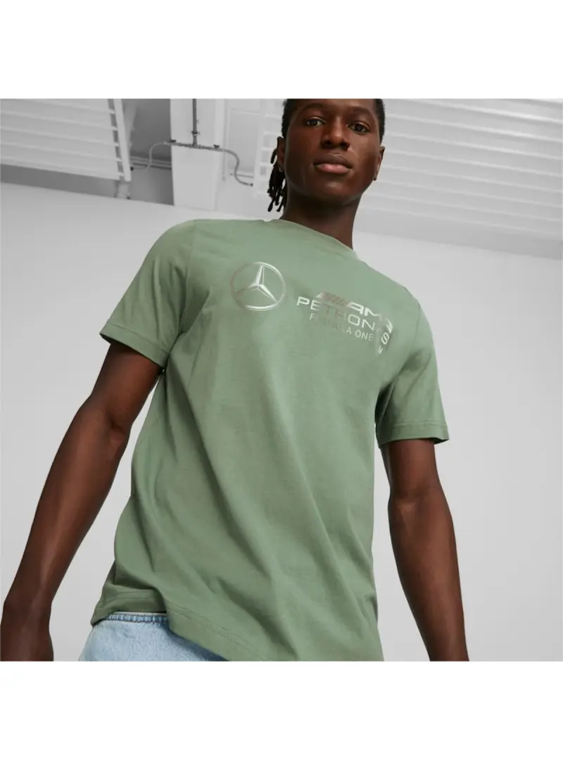 Puma Męski T-shirt Koszulka Mapf1 Logo Tee Eucaly 62115707 Zielony | Sklep Monotox