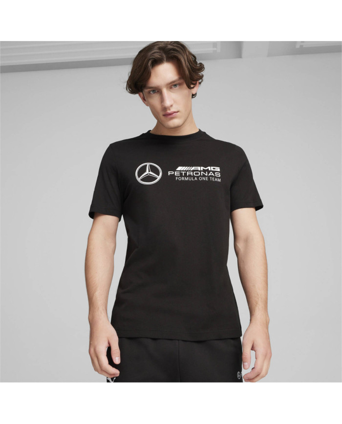 Puma Męski T-shirt Mapf1 Ess Logo Tee 62376201 Czarny | Sklep Monotox