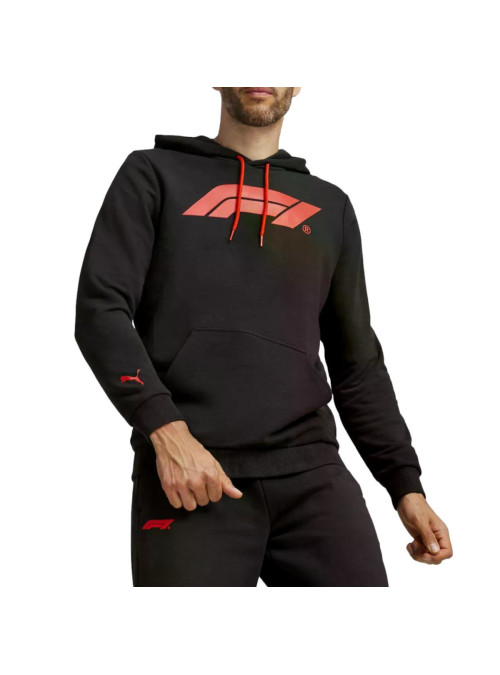 Puma Męska Bluza F1 Ess Logo Hoodie 62585301 Czarny | Sklep Monotox