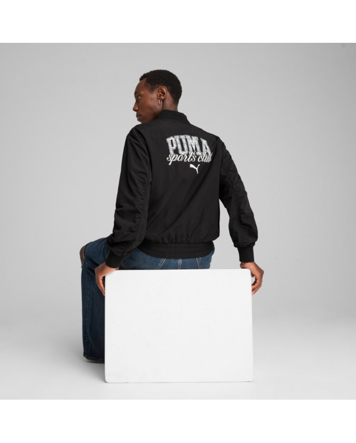 Puma Męska Kurtka Puma Class Bomber Puma 62990301 Czarny | Sklep Monotox