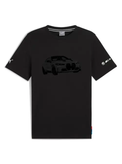 Puma Męski T-shirt Bmw Mms Ess Graphic Tee 63063301 Czarny | Sklep Monotox
