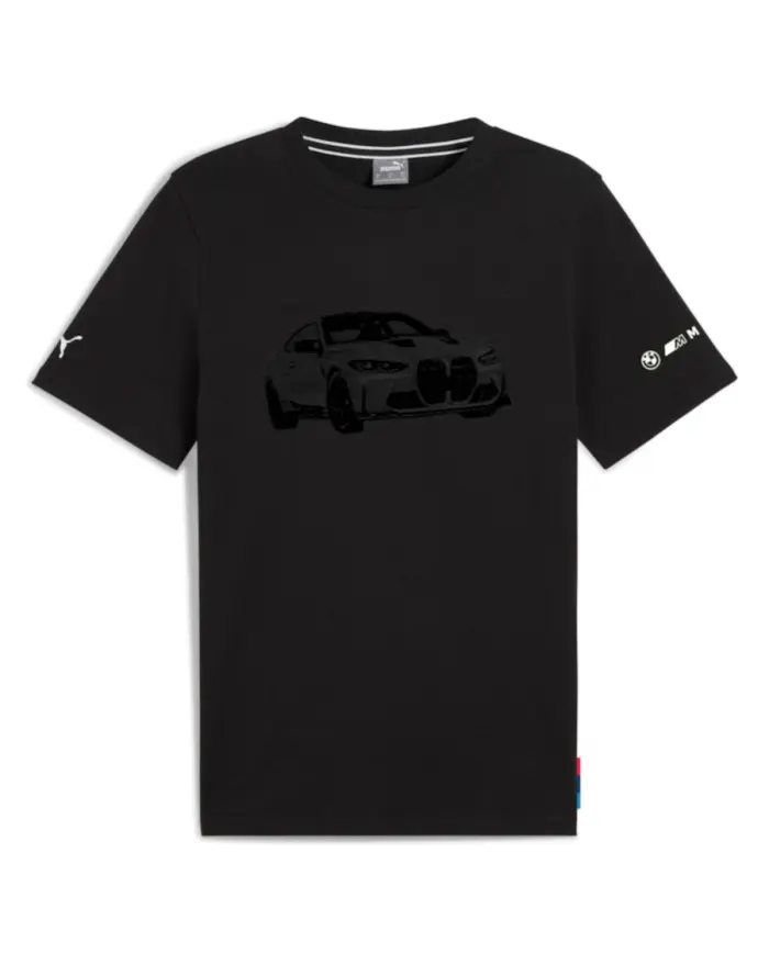 Puma Męski T-shirt Bmw Mms Ess Graphic Tee 63063301 Czarny | Sklep Monotox