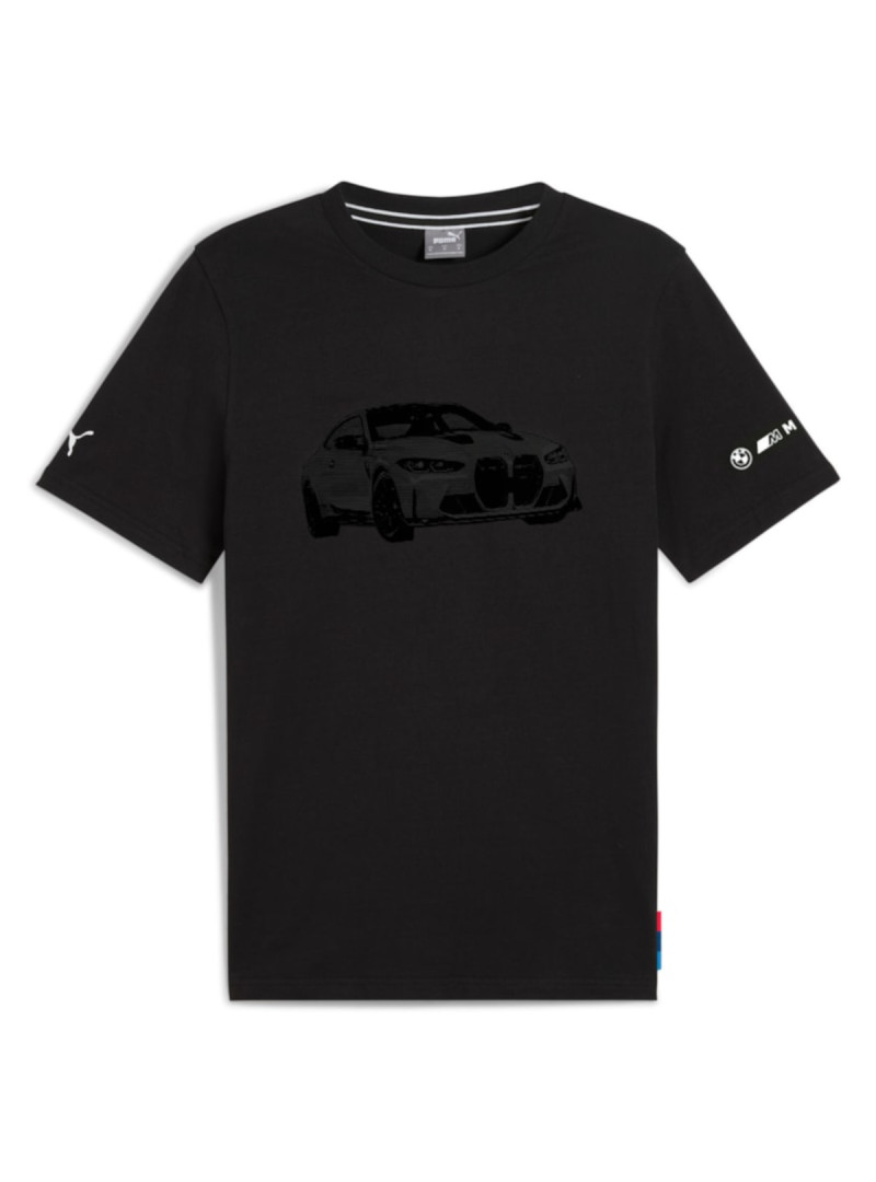 Puma Męski T-shirt Bmw Mms Ess Graphic Tee 63063301 Czarny | Sklep Monotox
