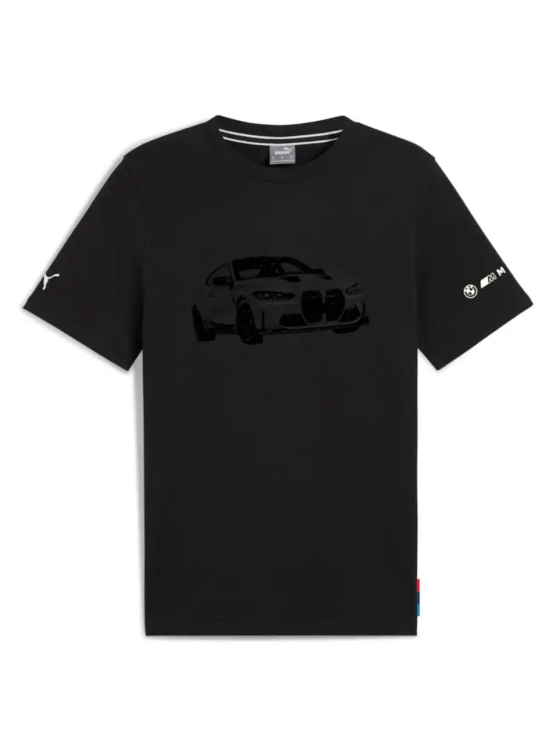 Puma Męski T-shirt Bmw Mms Ess Graphic Tee 63063301 Czarny | Sklep Monotox