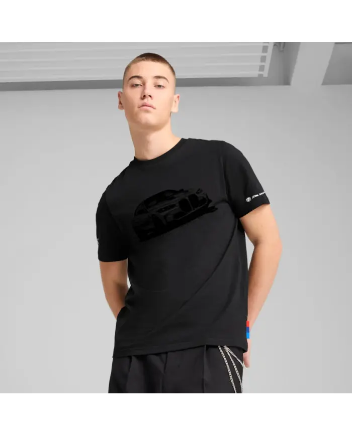 Puma Męski T-shirt Bmw Mms Ess Graphic Tee 63063301 Czarny | Sklep Monotox