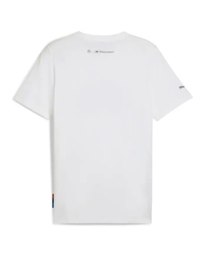 Puma Męski T-shirt Bmw Mms Ess Graphic Tee 63063302 Biały | Sklep Monotox