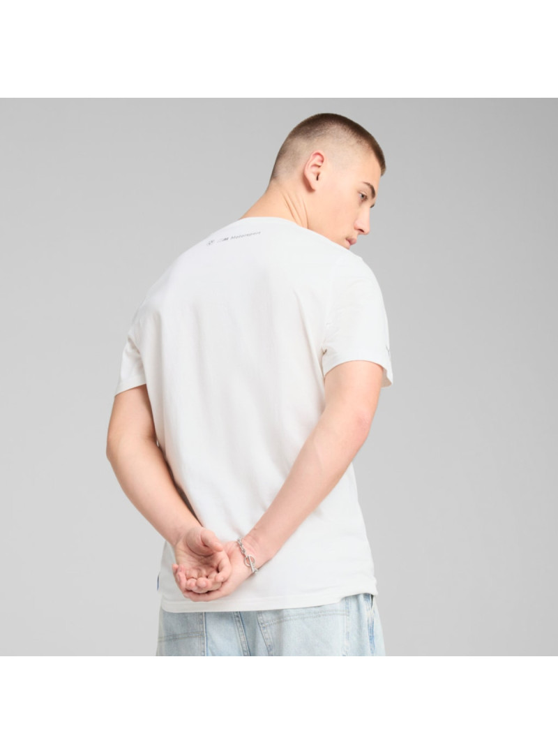 Puma Męski T-shirt Bmw Mms Ess Graphic Tee 63063302 Biały | Sklep Monotox