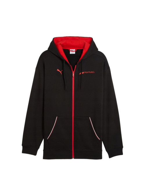 Puma Męska Bluza F1 Ess + Fullzip Hoodie 63265301 Czarny | Sklep Monotox