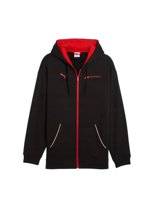 Puma Męska Bluza F1 Ess + Fullzip Hoodie 63265301 Czarny | Sklep Monotox
