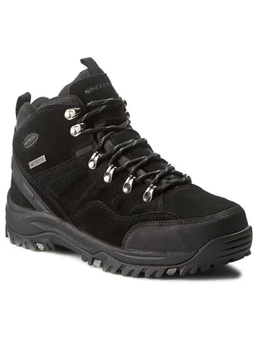 Skechers Męskie Sneakersy Relment Pelmo 64869BLK Czarny | Sklep Monotox