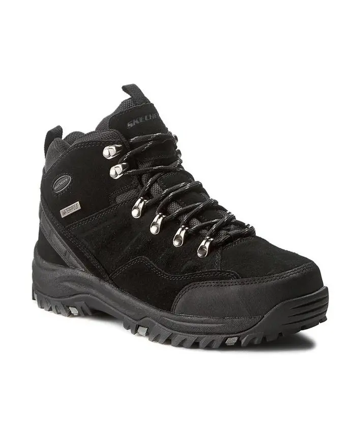 Skechers Męskie Sneakersy Relment Pelmo 64869BLK Czarny | Sklep Monotox