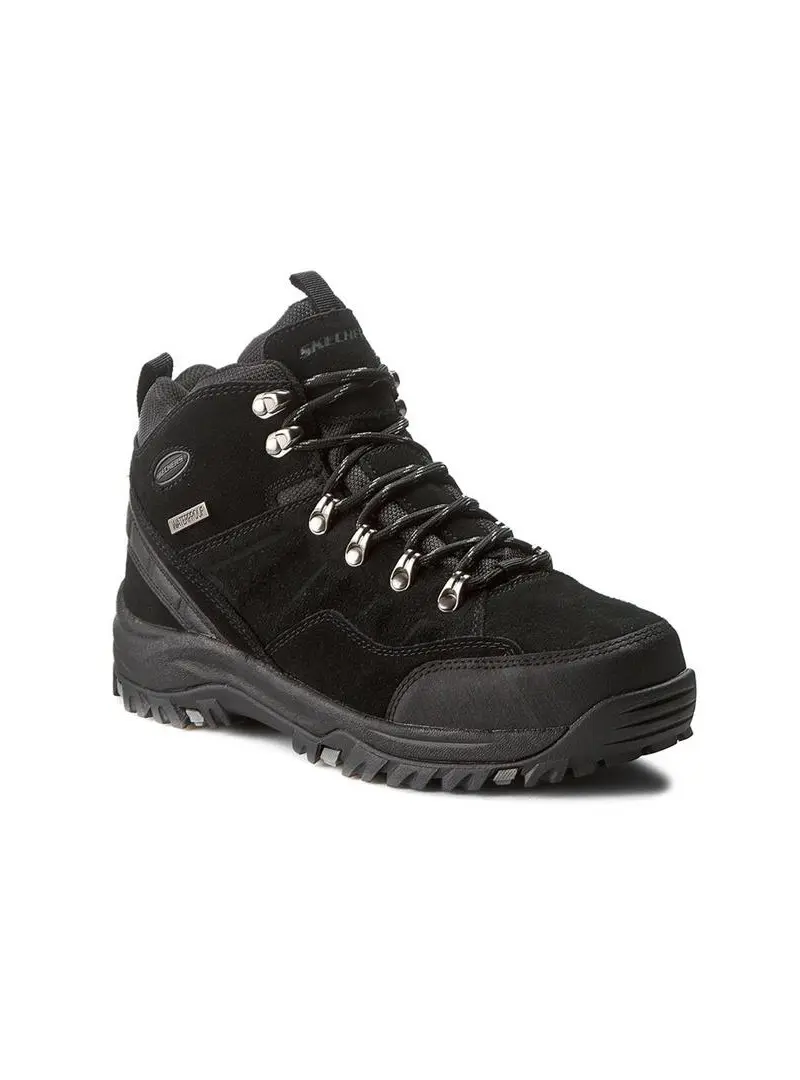 Skechers Męskie Sneakersy Relment Pelmo 64869BLK Czarny | Sklep Monotox