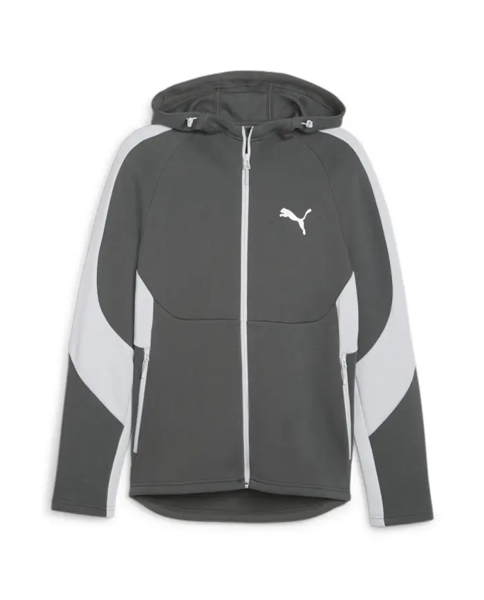 Puma Męska Bluza Evostripe Full-zip Hoodie 67899580 Szary | Sklep Monotox