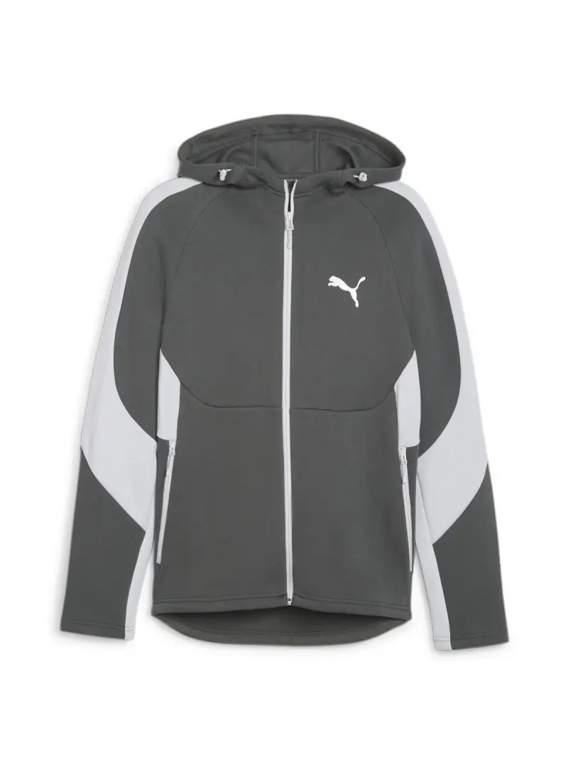 Puma Męska Bluza Evostripe Full-zip Hoodie 67899580 Szary | Sklep Monotox