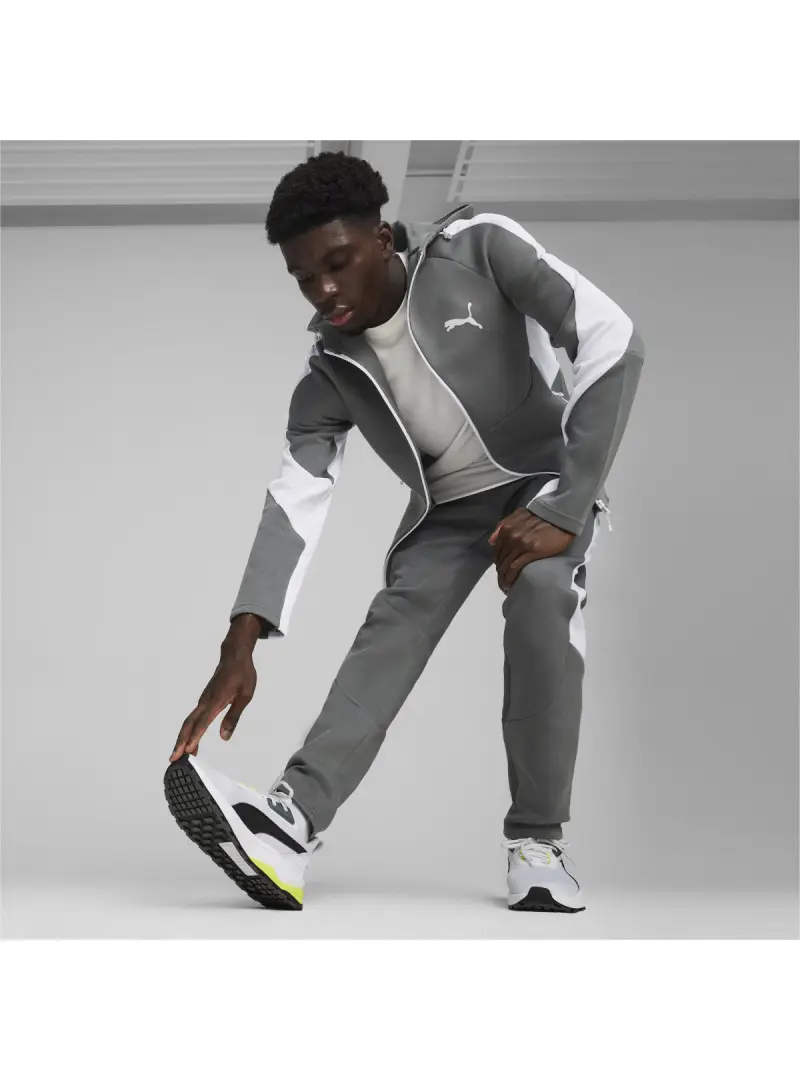 Puma Męska Bluza Evostripe Full-zip Hoodie 67899580 Szary | Sklep Monotox