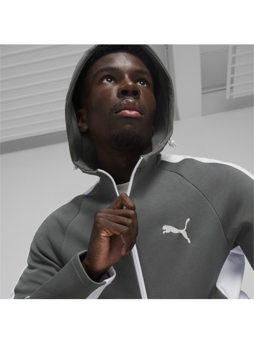 Puma Męska Bluza Evostripe Full-zip Hoodie 67899580 Szary | Sklep Monotox