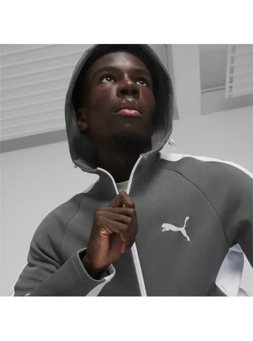 Puma Męska Bluza Evostripe Full-zip Hoodie 67899580 Szary | Sklep Monotox