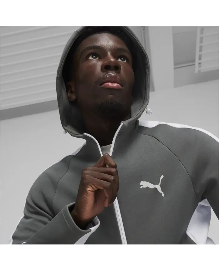 Puma Męska Bluza Evostripe Full-zip Hoodie 67899580 Szary | Sklep Monotox