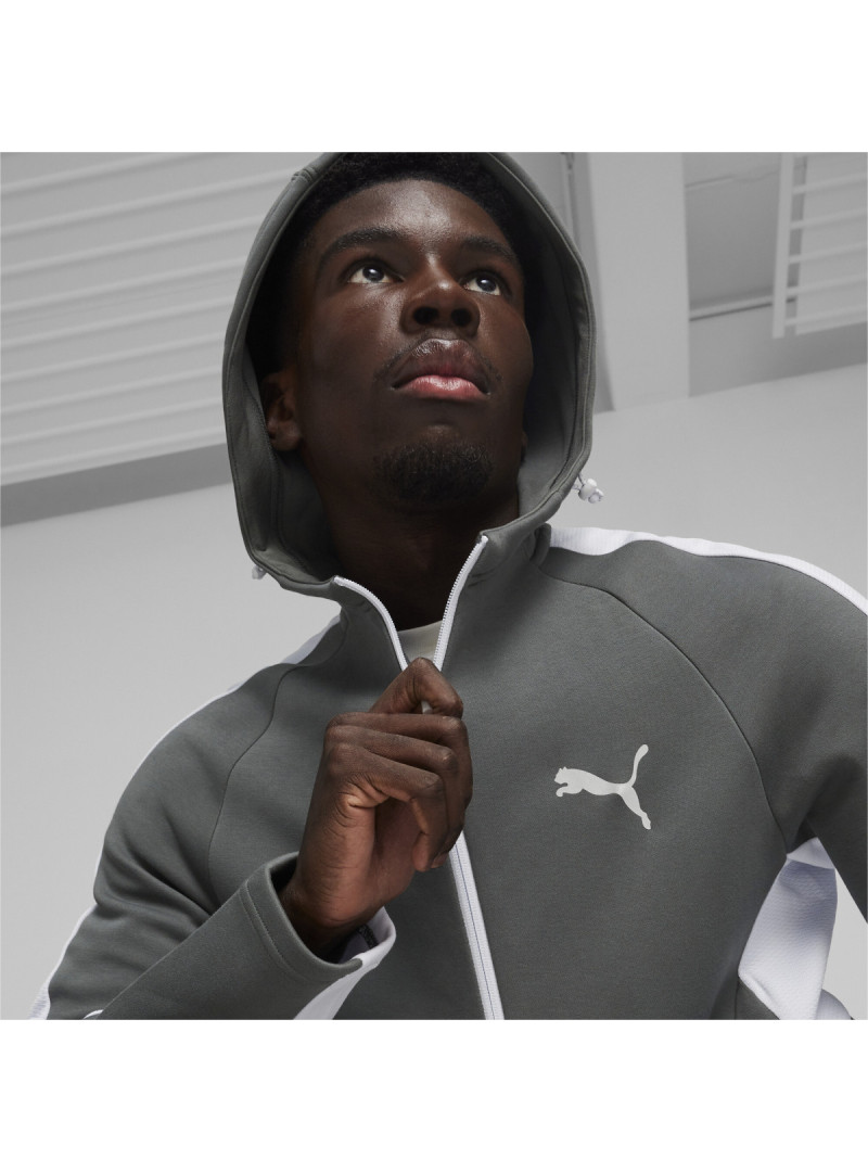 Puma Męska Bluza Evostripe Full-zip Hoodie 67899580 Szary | Sklep Monotox