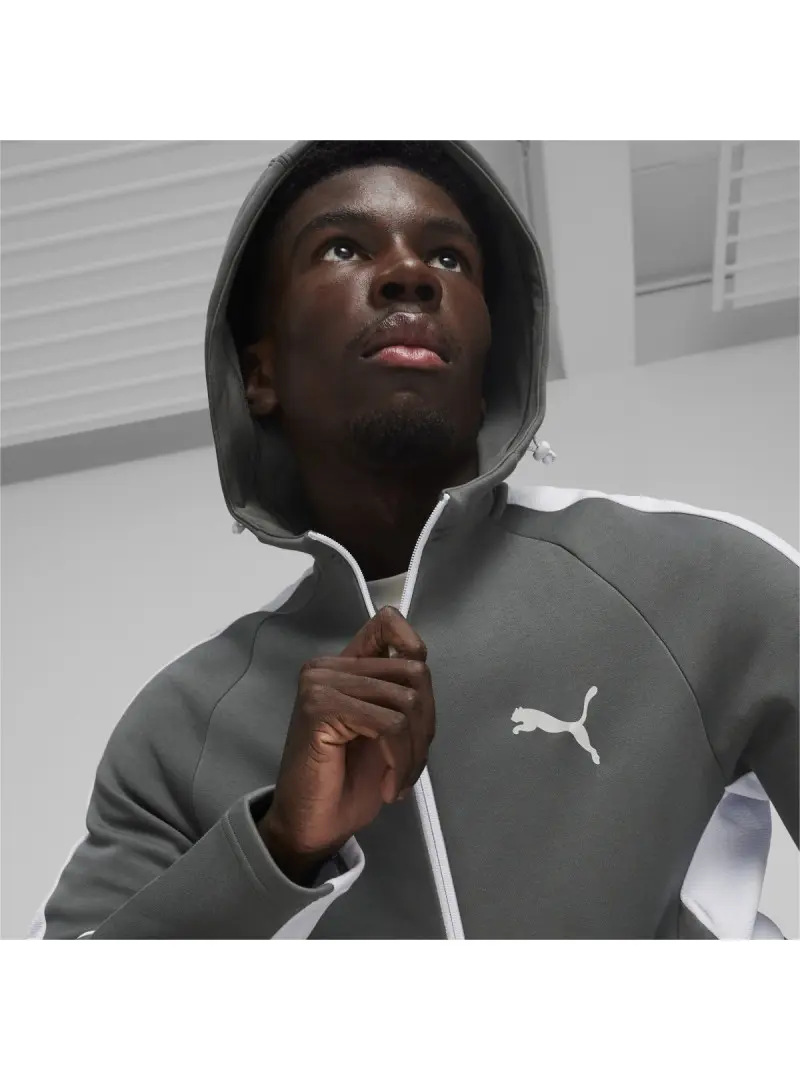 Puma Męska Bluza Evostripe Full-zip Hoodie 67899580 Szary | Sklep Monotox