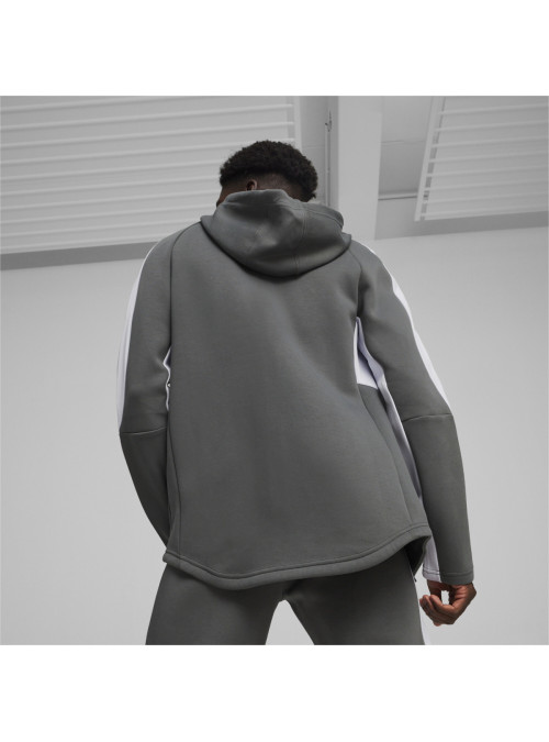 Puma Męska Bluza Evostripe Full-zip Hoodie 67899580 Szary | Sklep Monotox