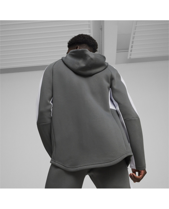 Puma Męska Bluza Evostripe Full-zip Hoodie 67899580 Szary | Sklep Monotox